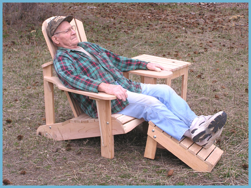 Pete in his chair